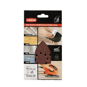 Patín abrasivo lijadora mouse grano 100