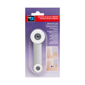 TOPE/RETENEDOR ADHESIVO GIRATORIO BLANCO. INOFIX