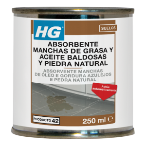 HG ABSORBE MANCHAS GRASA Y ACEITE 0.25L