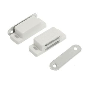 Cierre Magnético EHL 56 x 15 mm Blanco para Armarios 2 Unidades