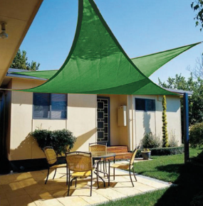 TOLDO VELA 3,6×3,6×3,6 m Verde