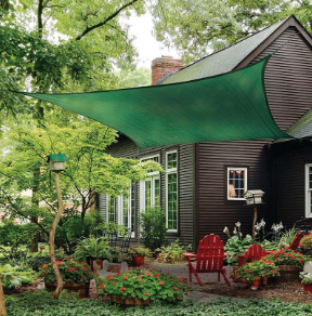 TOLDO VELA 5,5×5,5 m VERDE