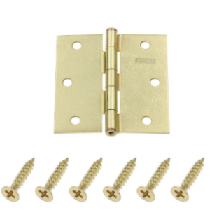 Bisagra Latonada EHL Mod. 207 60 x 50 mm con Tornillos 4 Unidades