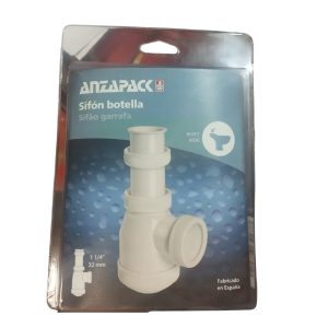 Válvula para Lavabo Anzapack 955553U con Tapón y Cadena