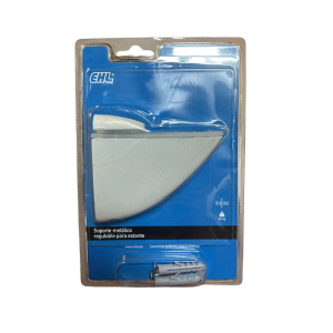 Soporte Regulable para Estantes EHL 111D395 Blanco