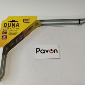 Pack 2 Esc.»DUNA» BL 20,5×30 cm C/TORNILLERIA