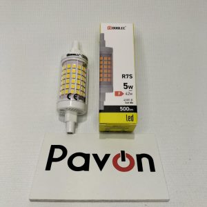 BOMBILLA LED LINEAL R7S 78 MM 5W 4000K