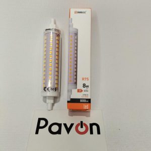 BOMBILLA LED LINEAL R7S 118 MM 8W 2700K