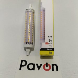 BOMBILLA LED LINEAL R7S 118 MM 8W 4000K
