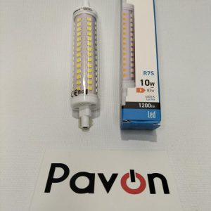 BOMBILLA LED LINEAL R7S 118 MM 10W 6400K