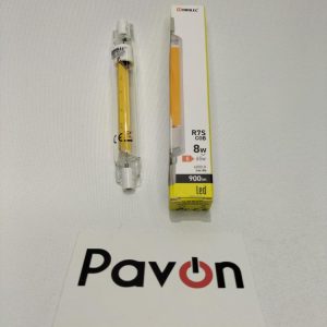 BOMBILLA LED LINEAL R7S 118 MM 8W 4000K