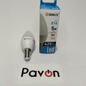 BOMBILLA LED VELA  5W 6400K