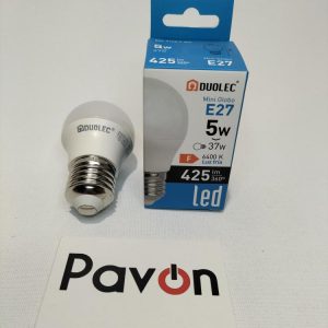 BOMBILLA LED E27 5W 6400K