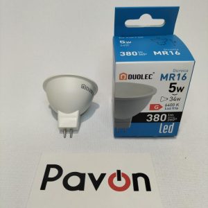 BOMBILLA LED DICROICA LED MR16 5W 6400K 110º
