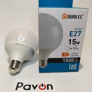 BOMBILLA LED G95 15W 6400K