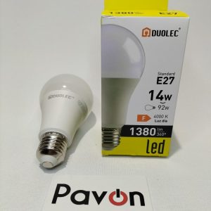 BOMBILLA LED STANDARD E27 14W 4000K