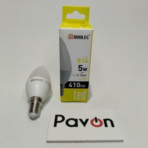 BOMBILLA LED VELA  E14 5W  4000K