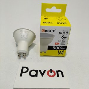 BOMBILLA LED DICROICA GU10 6W 4000K 110º