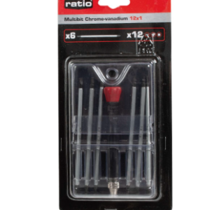 Destornillador de precisión 12 en 1 RATIO mango acero cromo-vanadio