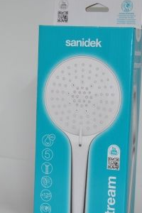 Mango de Ducha Sanidek Stream 22213 Cromado 5 Funciones Antical | Ahorro de Agua