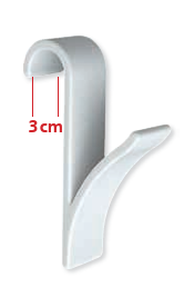 Colgadores para Toallero Radiador Wenko 4468160 | Pack 2 Ganchos Blancos