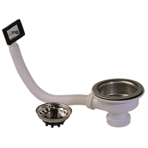 Válvula Cestilla para Fregadero Anzapack 955081G Ø113 mm | 1½» (40 mm) con Rebosadero