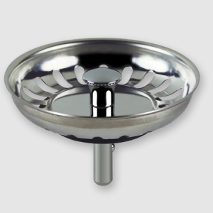 Filtro Cesta para Fregadero Drena 52606 Ø80 mm con Guía | Acero Inoxidable