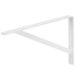 Escuadra de Acero Blanco Fortex 25 x 40 cm Alta Resistencia