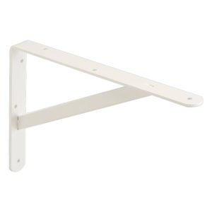 Escuadra de Acero Blanco Fortex 20 x 30 cm Alta Resistencia