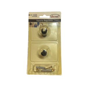 Soporte Regulable Dicoal DI703 para Estantes de Cristal y Madera